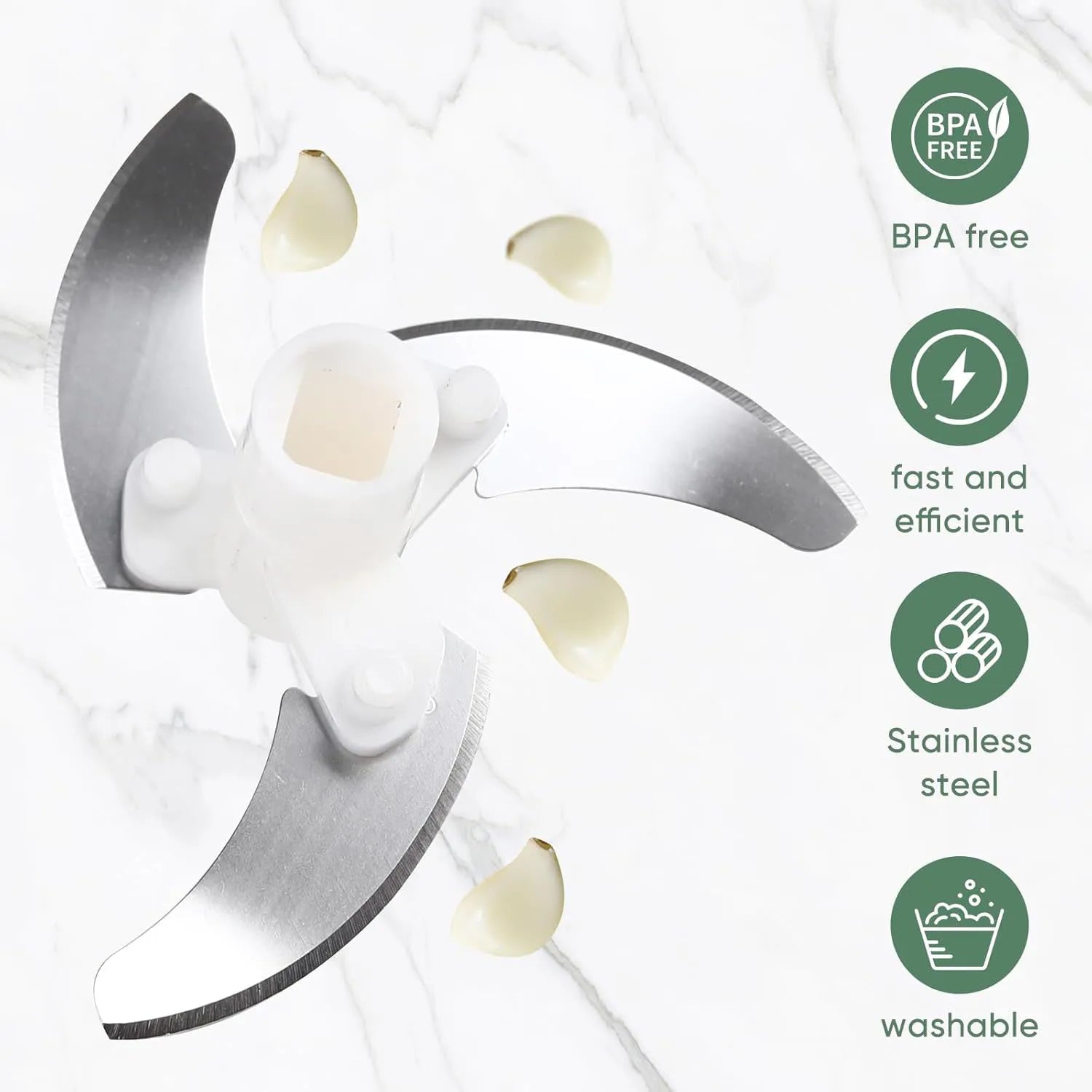 Manual Meat & Vegetable Mincer – 500/900ml Chopper