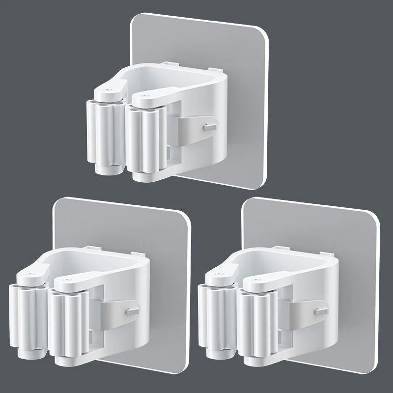 Mop & Broom Holder – Multi-Purpose Minimalistic Wall Hooks