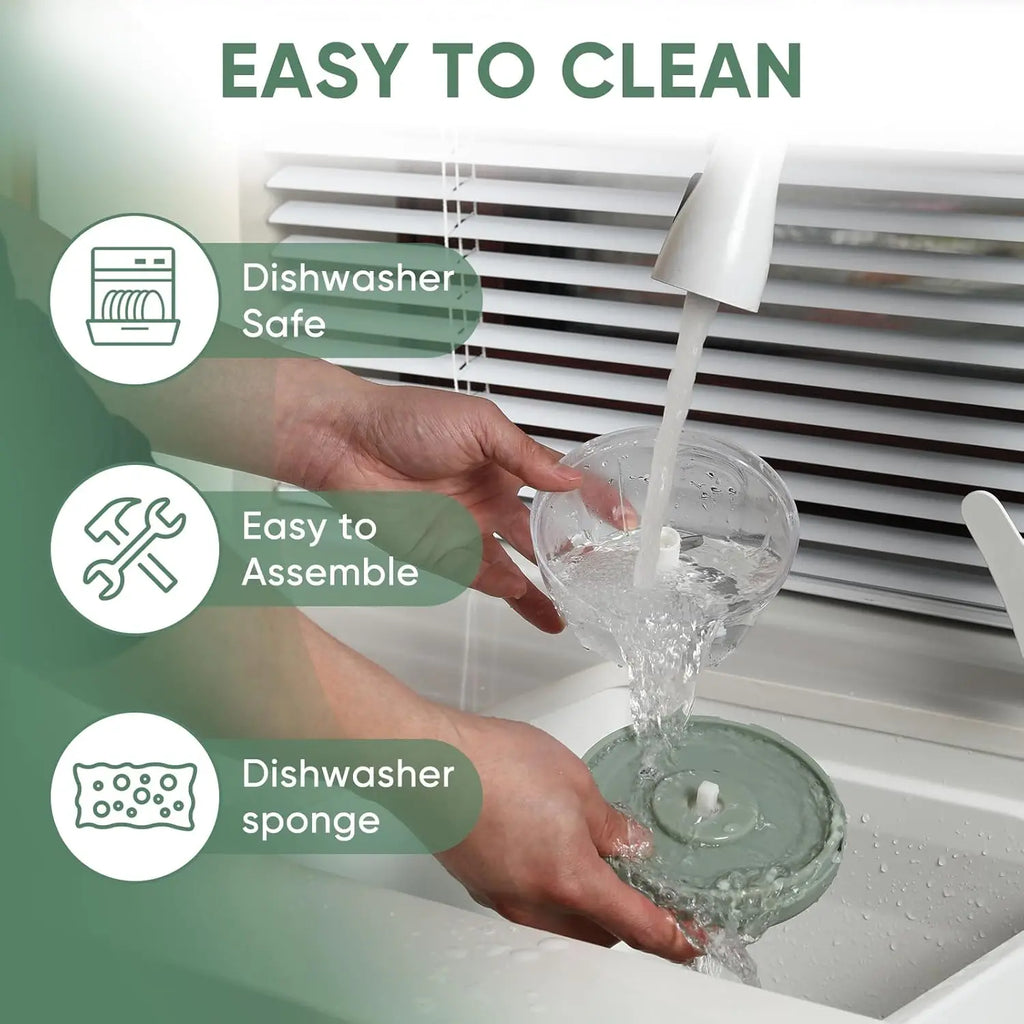 Manual Meat & Vegetable Mincer – 500/900ml Chopper