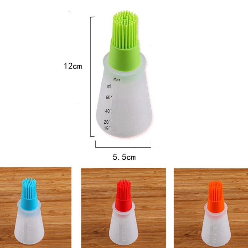 Silicone Basting Brush – Heat-Resistant Oil & Pastry Brush