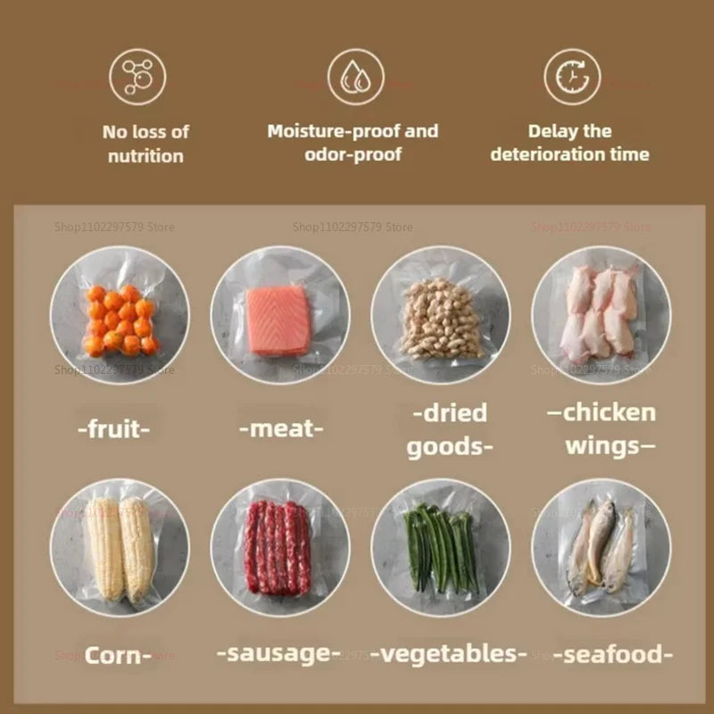 Minimalist Portable Kitchen Vacuum Sealer