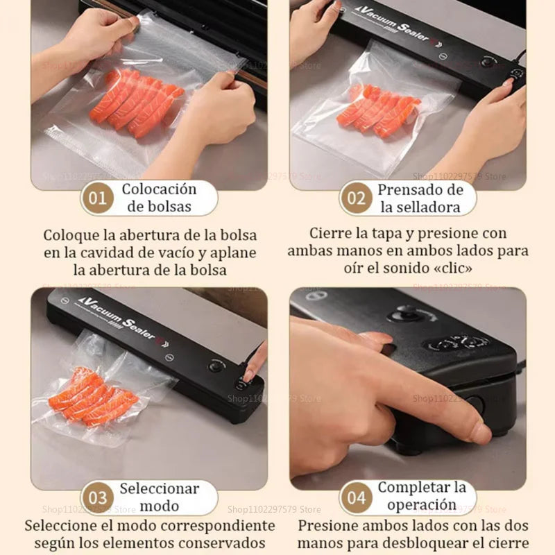 Minimalist Portable Kitchen Vacuum Sealer