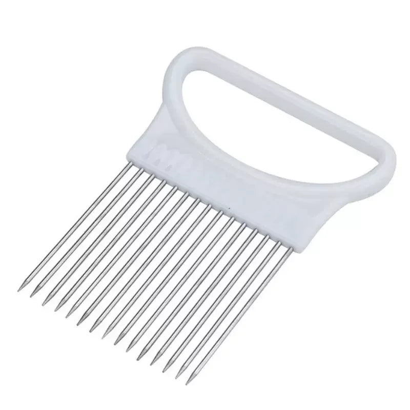 Stainless Steel Onion & Vegetable Slicer – 1 Piece