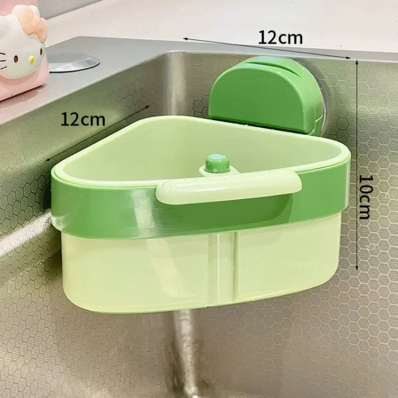 Premium Sink Corner Rack – Detachable Organizer and Drainer