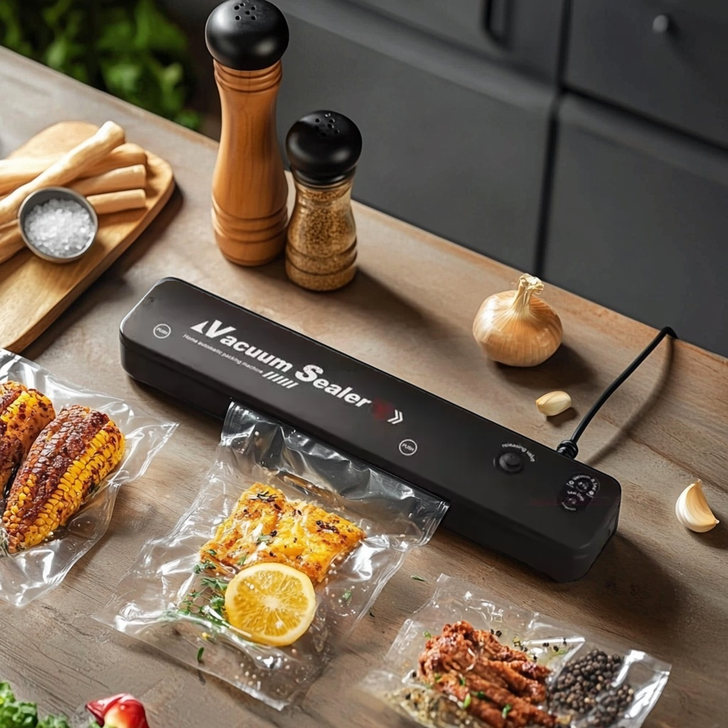 Minimalist Portable Kitchen Vacuum Sealer