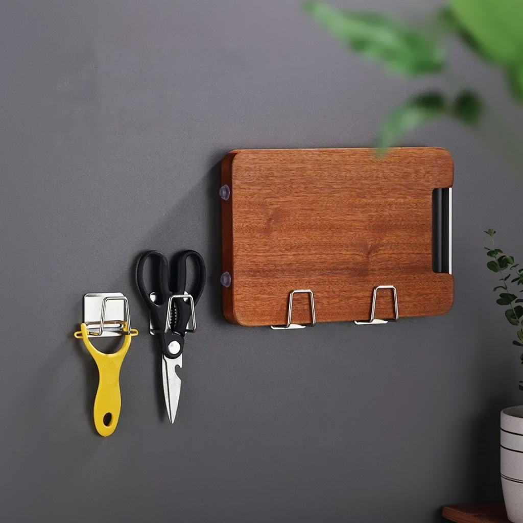 Stainless Steel Sink Sponge Holder – Wall-Mounted Organizer with Drainage