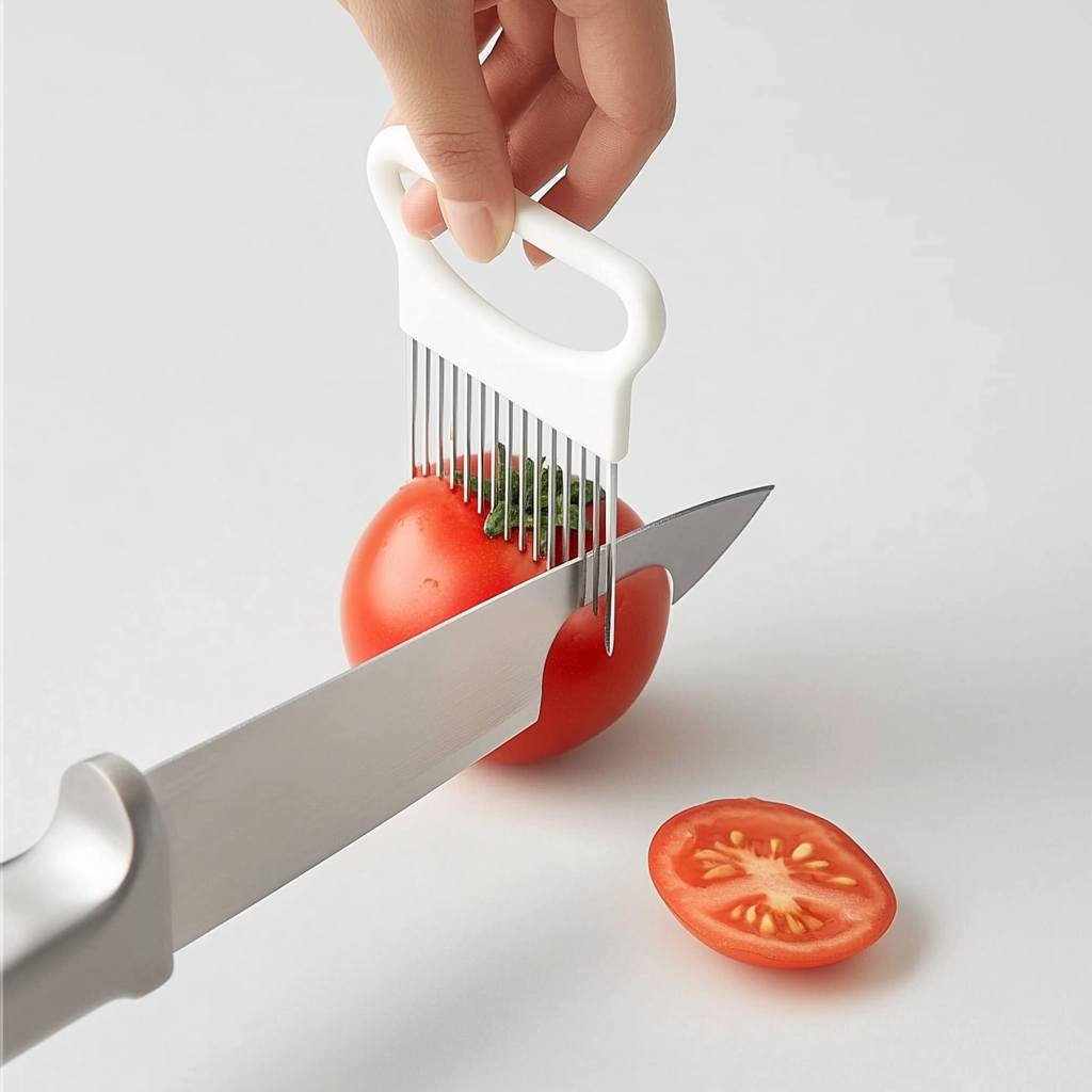 Stainless Steel Onion & Vegetable Slicer – 1 Piece